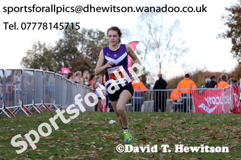 junior womens  National Cross Country Relays. Photo: David T. Hewitson/Sports for All Pics